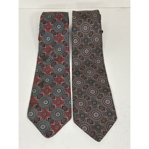 John Henry, Men's Neckties, Lot‎ Of 2, Multicolor/Pattern